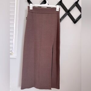 Aritzia Skirt, Knit with Slit